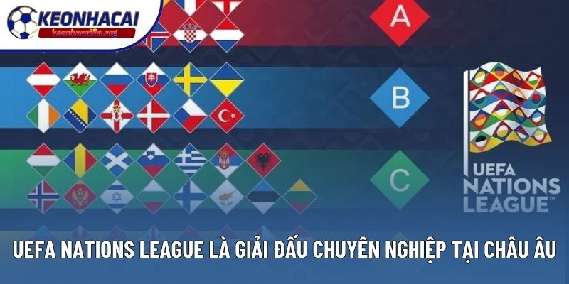 UEFA Nations League là giải đấu chuyên nghiệp tại châu Âu